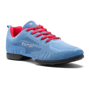 Rumpf Zuma RU1567 Lichtblauwe Danssneakers met Kunststof Splitzool