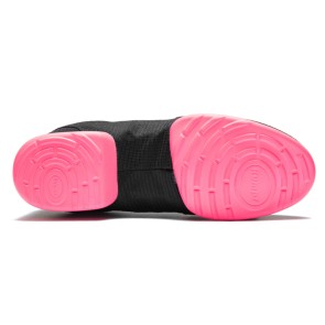 Rumpf Mojo RU1510S Zwart en Roze Danssneaker met Splitzool
