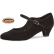 Diamant 050-047-001 ballroomschoenen voor dames dichte neus zwart