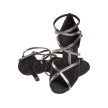 Diamant 178-058-501 latin dansschoenen stilettohak zwart brons open teen 