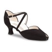 Werner Kern Fatima Bestseller suede dansschoenen voor dames met peeptoe