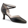 Werner Kern Betty dichte Dames Dansschoenen met Puntig neusje en Enkelbandje in 2 hakhoogtes