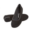 Diamant 175-005-001 ballerina dansschoenen zwart suede