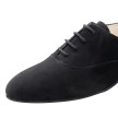 Werner Kern Franca dames dansschoenen oefenschoenen zonder hak zwart suede dicht model
