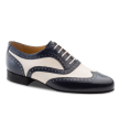 Nueva Epoca Lima Dansschoenen voor Heren Blauw met Creme