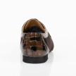 Werner Kern 28049 comfortabele dansschoenen donker bruin suede lakleer combinatie