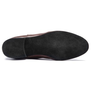 Rumpf Miguel Bruin-beige heren Dansschoenen zool