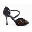Portdance PD506 dansschoenen dames nubuck oranje zijkant