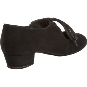 Diamant 057-029-001 dansschoenen voor dames zwart blokhak 