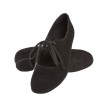 Diamant 057-029-001 dansschoenen voor dames zwart suede zool 