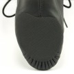 Jazzschoenen van leer - Vetermodel - Rubberen splitzool - Zwart - Capezio Oxford met splitzool