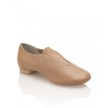Elastische jazzschoenen van leer - Suede zool - Zwart en karamel kleur - Capezio Show Stopper karamel