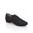 Elastische jazzschoenen van leer - Suede zool - Zwart en karamel kleur - Capezio Show Stopper zwart