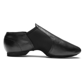 Slip-on leren jazzschoen zonder veter - Suède splitzool - Rumpf 1250
