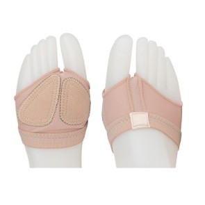 Dansvoetjes voor modern en jazz - Huidskleur - Opening voor tenen - Tactel - Suède zolen - Rumpf 410