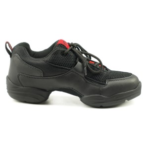 Capezio-Fierce-Zwarte-Danssneakers-zijkant