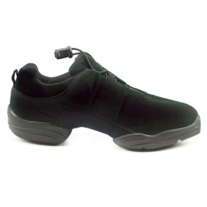 Capezio Toggle DS10 Zwarte Danssneaker zonder Veters en Splitzool