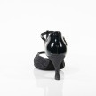 Lidmag dansschoenen zwart 7cm latin flair hakje 