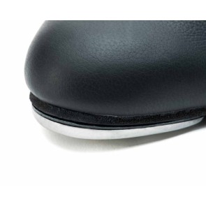 zwarte leren Sansha Tap dans Schoenen T-Split TA01Lco verstevigde neus