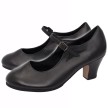 Sansha Original Valencia Dames Flamenco dansschoenen FL3L 10 3590003 zwart LEER