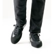 Werner Kern 28061 Bari heren danssneakers met suede zool zwart leer en suede