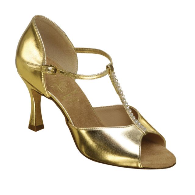 Supadance 1029 dansschoenen leer goud 