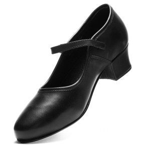 mary jane character dansschoen voor dames rumpf 307 zwart leer