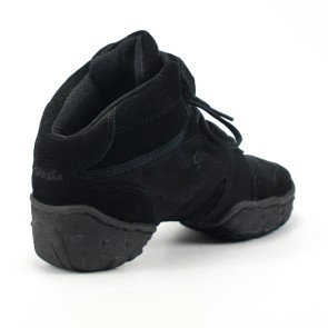sansha boomerang zwarte danssneakers
