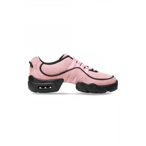 Bloch zwarte danssneakers boost splitzool vetersluiting 