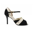 Portdance PD601 Dansschoenen Zwart en Goud Leer