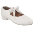 witte Capezio PU Junior Tyette Tap dansschoenen voor dames en meisjes met striksluiting