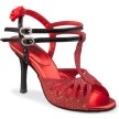 Rummos Tango Pasión GalRed & Black met lederen zool
