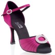 Rummos Elite Cleopatra Fucsia Satijn Dames dansschoenen voor Buiten