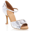 Rummos Elite Cleopatra Zilver Snake Dames dansschoenen Ledere zool