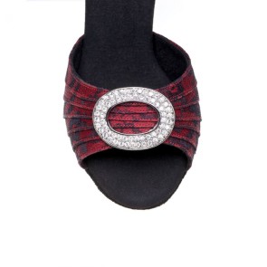 Rummos Elite Cleopatra Bordeaux Dames dansschoenen Ledere zool