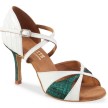Rummos Elite Paloma Wit-Groene Dames Dansschoenen