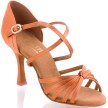 Rummos Elite Porto dark Tan Satijn dames Dansschoenen