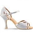 Rummos Elite Claire Latin dames zilveren schoen