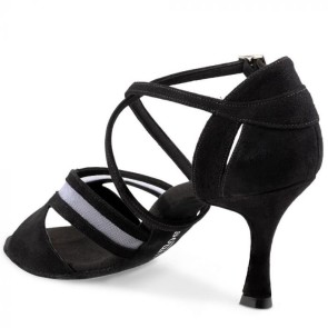 Rummos Elite Doris Dames Latin Dansschoenen zwart achter