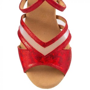 Rummos Elite Doris Dames Latin Dansschoenen rood neus