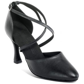 Rummos R329 001 Zwarte Dames Ballroom schoenen hak 6vm