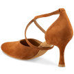 Rummos R329 026 Bruin Nubuck Dames Ballroom dansschoenen