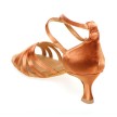 Rummos R332 Dark Tan Satijn Dames Latin schoenen