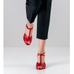 werner kern lindsay dames danschoenen rood leer swing rock n roll