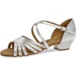 Diamant Meisjes Latin Dansschoenen 196-030-092 wit satijn